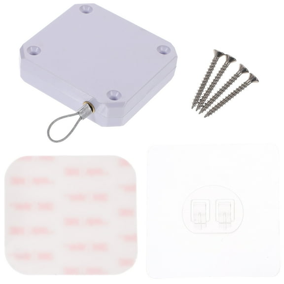 LOLIPPYY Automatic Door Self Closing Mechanism Self Closing Door Closer White Auto Close 1Pcs
