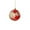 D, variant on Hiroekza Christmas Decorations, 8CM Red Light Up Ball with Gold Glitter Electroplated Ball Christmas Tree Decoration Hanging Ornament