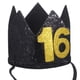 thumbnail image 3 of KAKOWELY 1 pieza de sombrero de fiesta de cumpleaños, tiara decorativa para fiesta, corona llamativa., 3 of 4