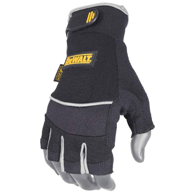 Guante DEWALT DPG230 de piel sintética Fingerless Technician M