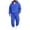 07#Blue, variant on Multi Color Mens Fleece Zip Hoodie Jogger Set, Front Kangaroo Pocket Jacket & Soft Sweatpants, Leisure Street Sport Tracksuit Blue XL