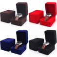thumbnail image 2 of Caja de reloj de franela a la moda, estuche protector, organizador de relojes, caja de exhibición, pulsera, cajas de reloj de pulsera, almacenamiento para mujer, hombre, regalos Gao Jinjia LED, 2 of 2