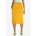 thumbnail image 2 of Jessica London Women's Plus Size Linen Sailor Skirt, 2 of 3