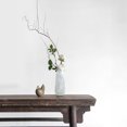 thumbnail image 3 of WGV Large Cream Reactive Glazed Vase With Fern Print - 5.5" Wide x 13" Height, Good quality, Heavy Weighted Base - 1 Pc, 3 of 7