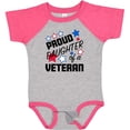 thumbnail image 3 of Inktastic Proud Daughter of a Veteran Veterans Day Girls Baby Bodysuit, 3 of 5