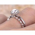 thumbnail image 4 of New Style 1.50 Carat Man made diamond moissanite and Man made diamond moissanite Wedding Set with 18k Gold Plating, 4 of 4