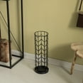 thumbnail image 3 of Support de Parapluie Rond Horizontal Noir pour Intérieur et Extérieur avec Plateau d'Eau Goutte à Goutte, 3 of 7