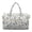 Blue Retro Leaf, variant on Quilted Travel Duffel Bag for Women Men Weekender Overnight Bag American Tribal Zebra Camo Print Lightweight Luggage Bags Women Hospital Bag for Labor & Delivery