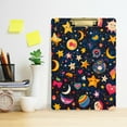 thumbnail image 2 of FORMRS Acrylic Clipboard with Low Profile Clip Standard A4 Letter Size, 12.5" x 9", Small Space Pattern, 2 of 8