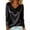 Black&081225O, variant on Garbnen Satin Shirts for Women Black Cowl Neck Long Sleeve Shirts Women Spring Summer Business Round Neck Womens Blouses