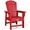 Red, variant on Costway Patio Kids' Adirondack Chair Seat Weather Resistant for Ages 3-8 Turquoise