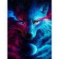 thumbnail image 2 of 5D DIY Full Square Drill Diamond Painting Wolf Home Decor Mosaico Kit 30x40cm Likrtyny decoración de arte, 2 of 9