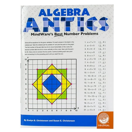 Algebra Antics: 's Best Number Problems, This unique math series challenges kids to improve their math skills by solving equations. By