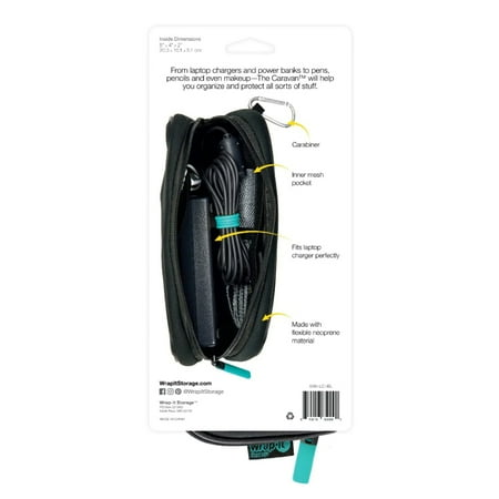 Wrap-It Storage - World Traveler Multi-Purpose Case - Black