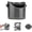 Silver, variant on Grindenstèin Sturdy, Compact, Modern Space-Saving Espresso Coffee Grind Knock Box - Silver