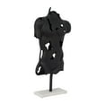 thumbnail image 6 of Modern Metal & Marble Torso Sculpture - Contemporary Abstract Home & Office Decor - Artistic Accent for Living Room, Bedroom - 23" Black, 6 of 12