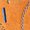 Orange, variant on Men's Orange Suede Contrast Blue Lace-Up Moccasin Sneakers Anti-Collision Toe Flexible Outdoor Walking Shoes