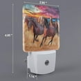 thumbnail image 2 of Balery a herd of horses Luz Nocturna LED con Sensor Automático, Enchufe con Sensor Crepuscular, Luz Suave de 0.5W para Dormitorio, Pasillo, Baño-US, 2 of 7
