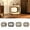 Beige, variant on HAJAGP Vintage TV Wooden Picture Frame Tabletop Hanging Photo Display for Home Car Decor Gift (Green)