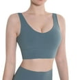 thumbnail image 1 of Timegard Soutien-Gorge de Sport Longline pour Femmes à Fort Impact Col Rond Extensible Débardeur de Yoga Rehausseur, 1 of 2