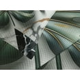 thumbnail image 4 of Ambesonne Monstera Quilted Bedspread Set 3 Pcs, Abstract Mid Century Art, Queen Size, Fern Green Teal and Pale Grey, 4 of 5