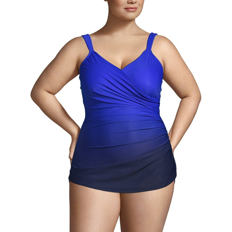 Women's SlenderSuit Tummy Control Chlorine Resistant Skirted One