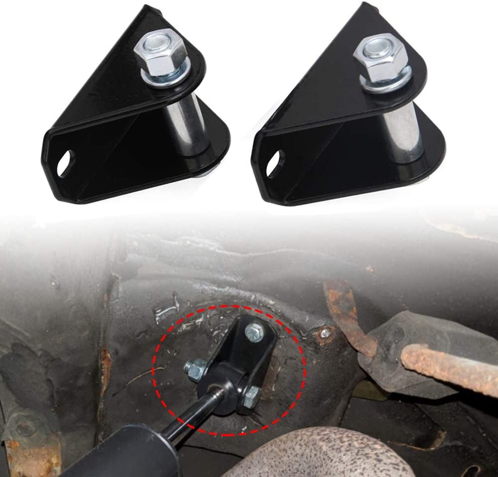 NIXFACE Rear Upper Shock Bar Pin Eliminator Kit Fit for TJ/XJ/ZJ/LJ