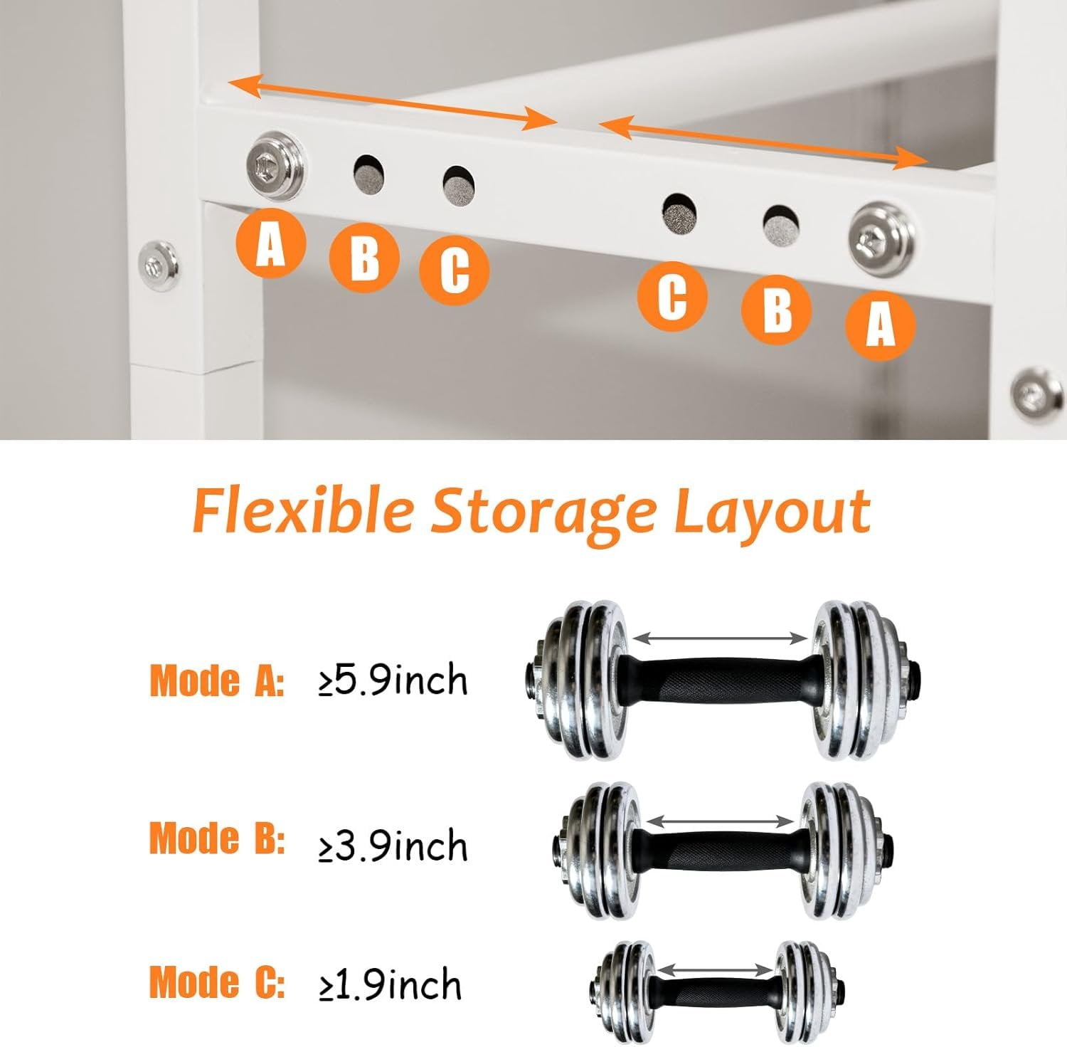 3-Tier Adjustable Dumbbell Rack, Heavy-Duty Weight Storage Stand, 390 LB Capacity, Space-Saving  Gym Organizer