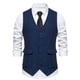 thumbnail image 5 of Chaleco de traje vintage para hombre con bolsillos tridimensionales y botonadura sencilla, 5 of 6