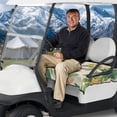 thumbnail image 3 of Aplkyhs Hummingbird Flower Golf Cart Seat Cover Lightweight Travel Sports Golf Cart Covers Fits All 2-Seat Golf Carts Comfortable Breathable Easy to Clean Machine Washable, 3 of 7