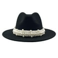 thumbnail image 1 of Sombrero de Vestir para Mujer para Hombre, Elegante, Clásico, de , Flexible, Sombrero de Paná, Sombrero Fedora para Pya, Viaje Sunnimix Sombrero Fedora para hombre, 1 of 2