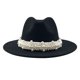 thumbnail image 1 of Sombrero de Vestir para Mujer para Hombre, Elegante, Clásico, de , Flexible, Sombrero de Paná, Sombrero Fedora para Pya, Viaje Sunnimix Sombrero Fedora para hombre, 1 of 2