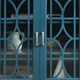 thumbnail image 5 of Teal Blue Storage Cabinet | Adjustable Shelves with 3 Heights | Smooth Surface for Easy Cleaning | Ample Desktop for Display, 5 of 6