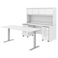 thumbnail image 1 of Bureau Debout Réglable en Hauteur Studio C 72W en Blanc - Bois d'Ingénierie, 1 of 8