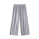 thumbnail image 1 of Odeerbi 2-11 Años Niñas Pantalón Largo de Seda de Verano Color Sólido Con Cintura Elástica, 1 of 3