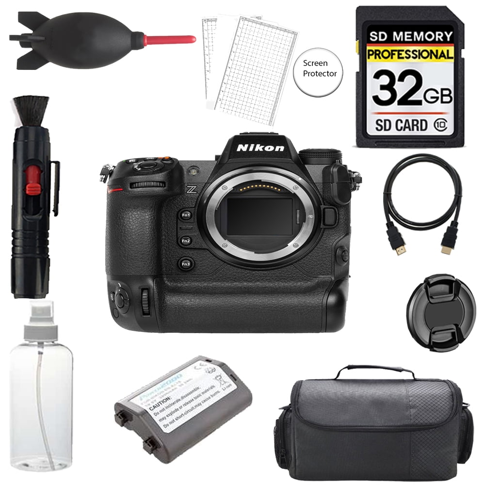 Nikon Z9 Mirrorless Camera (Body) + 32GB + Bag+ Screen Protector Basic