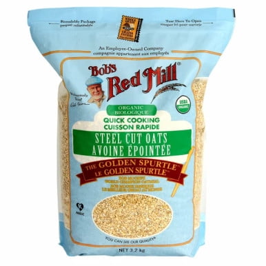 Bob's Red Mill Flocons d'Avoine Coupés à l'Acier Bio en Gros 3.2kg/7lbs