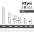 thumbnail image 3 of Kit de tornillos T.K.Excellent Phillips Electrician de cabeza plana, 370 unidades, 3 of 9