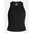 thumbnail image 6 of Avia Women's Cotton Ruched Rib Tank Top, Sizes XS-XXXL, 6 of 6