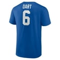 thumbnail image 3 of Men's Jaxson Dart Royal New York Giants Icon Player Name & Number T-Shirt, 3 of 3