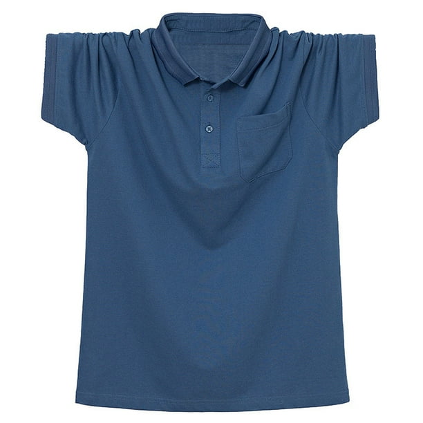 Camisas de Lino de los Hombres de Manga Corta Sobredimensionada, Botón Casual de Color Sólido para Caminatas, Deportes Y Uso Diario