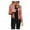 Pink, variant on Women Coats and Jackets Clearance Women Ladies Lapel Motor Jacket Coat Zip Biker Short Punk Cropped Tops
