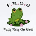 thumbnail image 2 of CafePress - FROG Fully Rely On God Infant Bodysuit - Baby Light Bodysuit, Size Newborn - 24 Months, 2 of 4