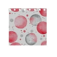 thumbnail image 4 of Pink and Gray Dots Abstractart Blackout Curtains for Living Room Bedroom 55W x 54L Insulated Window Drapes 2 Panels, 4 of 5