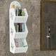 thumbnail image 1 of Uuiauoio Wall Mounted Bathroom Storage Rack 3-Tier PVC Organizer for Shower, Laundry Room, Kitchen, Bath Space Saving Shelves Unit for Toiletries Towels Cleaning Supplies, 1 of 6