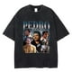 thumbnail image 2 of Camiseta Vintage con estampado gráfico para hombre, ropa de calle Retro lavada, estilo Hip Hop, 100% algodón, ropa de gran tamaño, 2 of 4