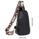 thumbnail image 3 of Riñonera Bolso Damas Casual Cintura Vintage Sólido Pecho Regalos para Amigas Negro, 3 of 6