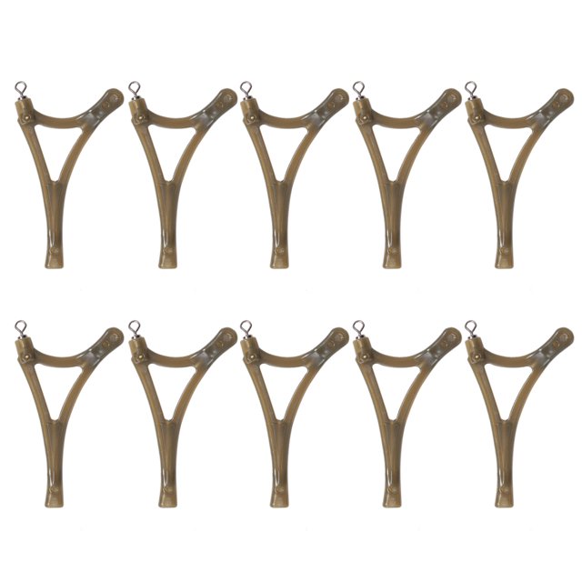 10 Uds. Sistema antienredos para pesca de carpa, jaula alimentadora, aparejos de carpa giratorios (8 anillos) Likrtyny Deportes al aire libre Salida diaria Juego de fiesta