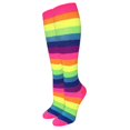 thumbnail image 4 of Rainbow Stripe Pattern Socks from the Sock Panda (Knee High), 4 of 8