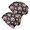 Pioneer Flower Floral Print Pattern-2, variant on Pioneer Flower Floral Print Pattern 2 Pack Slouchy Beanie Hat, Casual Daily Beanie with Stretchy Fabric & Soft Texture, Warm Thermal Gifts for Birthday Christmas Thanksgiving